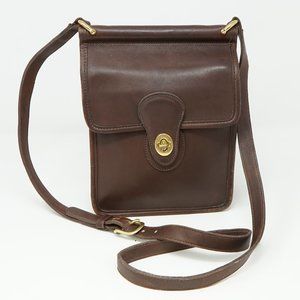 COACH Brown Leather Crossbody Bag